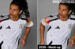 阿迪达斯2026世界杯球衣设计大变革，三道杠将加宽