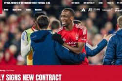 诺丁汉森林官方：科特迪瓦后卫博利续约至2026年