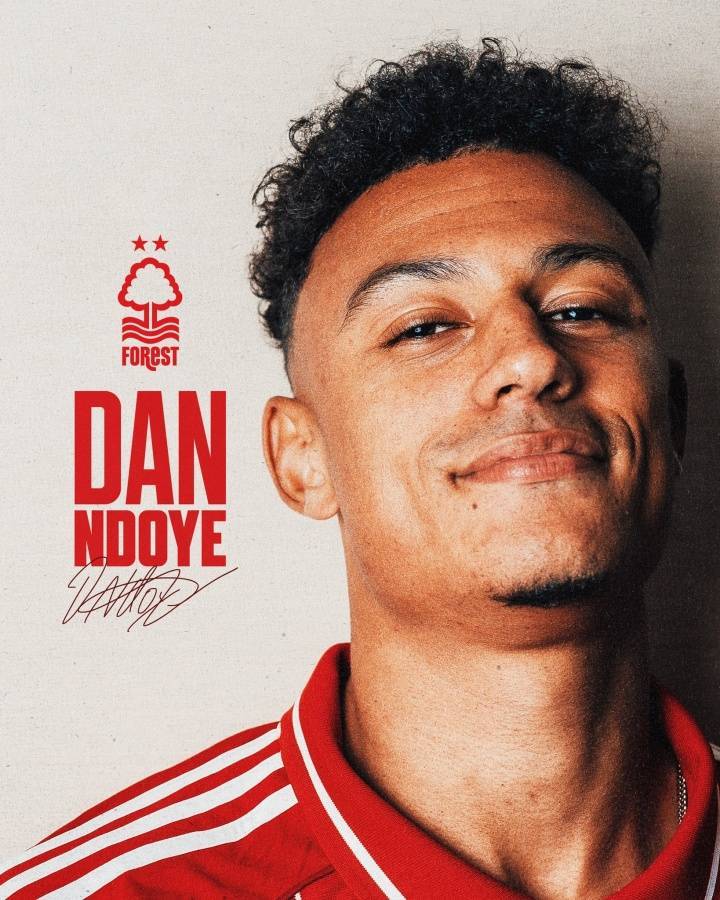 接替伊兰加！官方：诺丁汉森林签下24岁恩多耶，转会费4500万欧